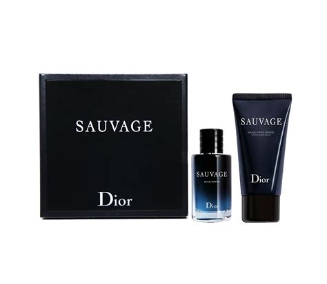 sauvage shower gel gift set